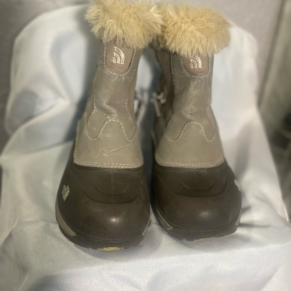 The North Face Tan and Brown Winter Boots